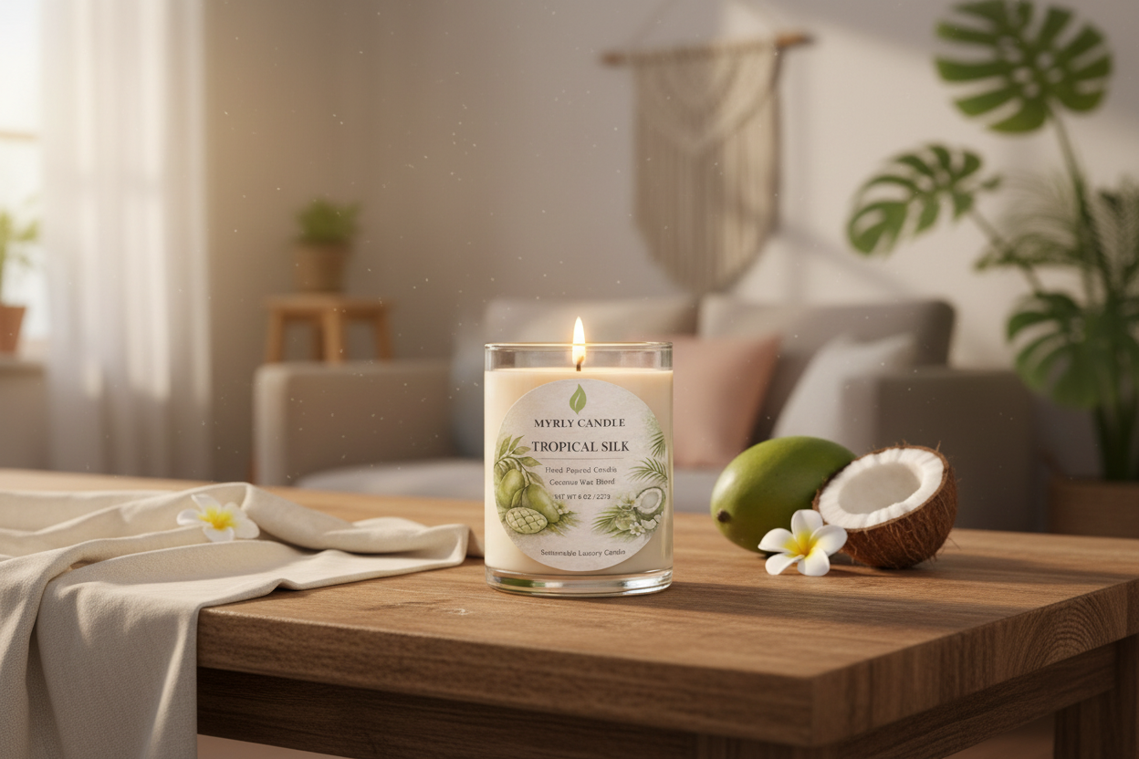 Lifestyle candle scene